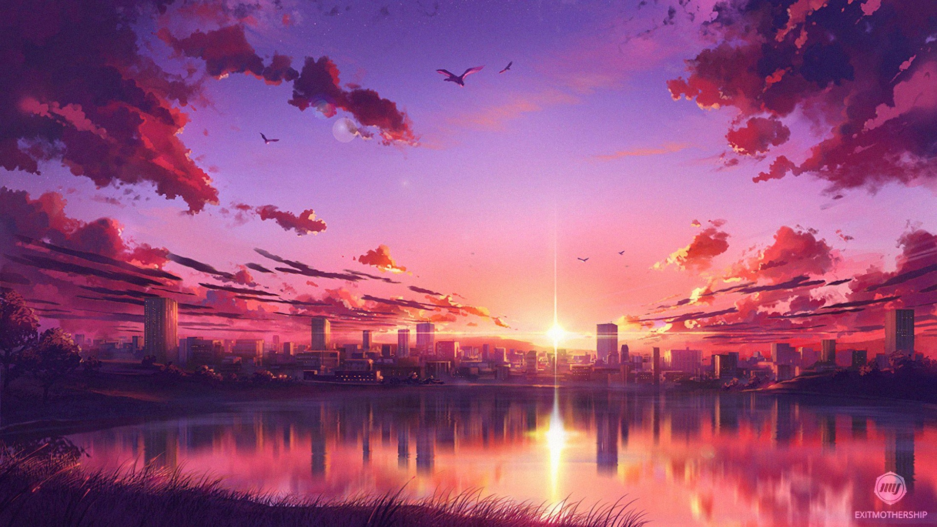 Cartoon Sunset Wallpapers Top 24 Best Cartoon Sunset Wallpapers [ HQ ]