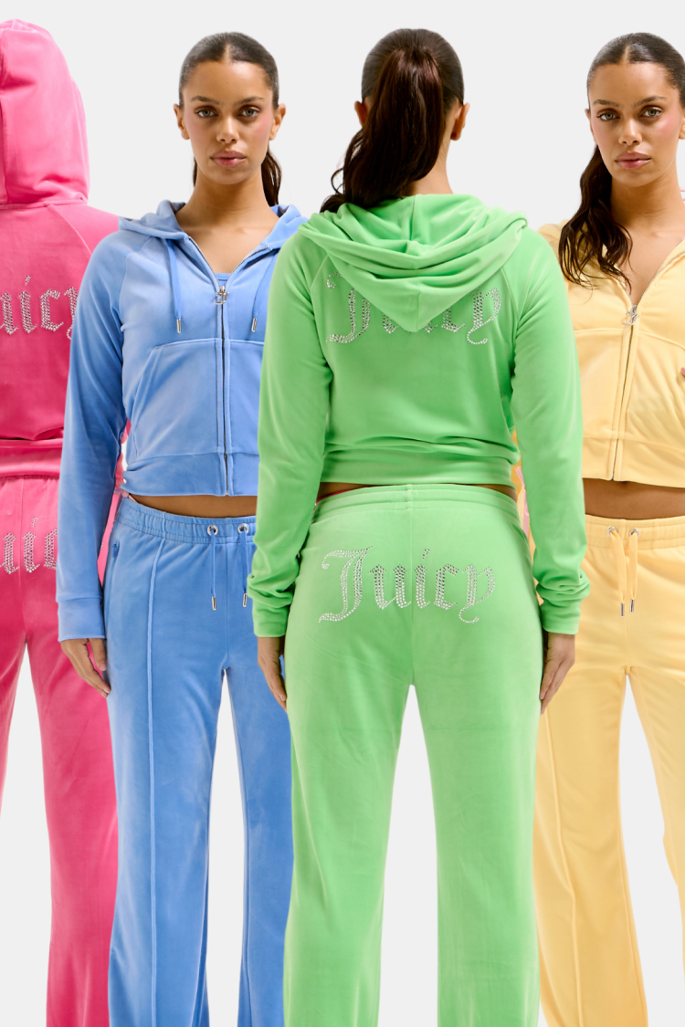 Juicy Couture Netherlands Iconic Tracksuits, Bags, Accessories & more!