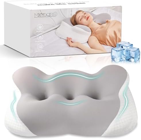Cervical Neck Pillows for Neck and Shoulder Pain Relief,Odorless Memory Foam Pil…