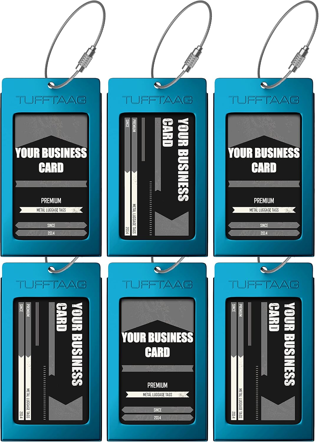 Luggage Tags Business Card Holder by TUFFTAAG – Durable Travel ID Bag Tag in Multiple Color Options, Perfect for Suitcases, Backpacks, and Carry-Ons, Easy Identification, Secure and Stylish Luggage Tags Business Card Holder by TUFFTAAG – Durable Travel ID Bag Tag in Multiple Color Options, Perfect for Suitcases, Backpacks, and Carry-Ons, Easy Identification, Secure and Stylish