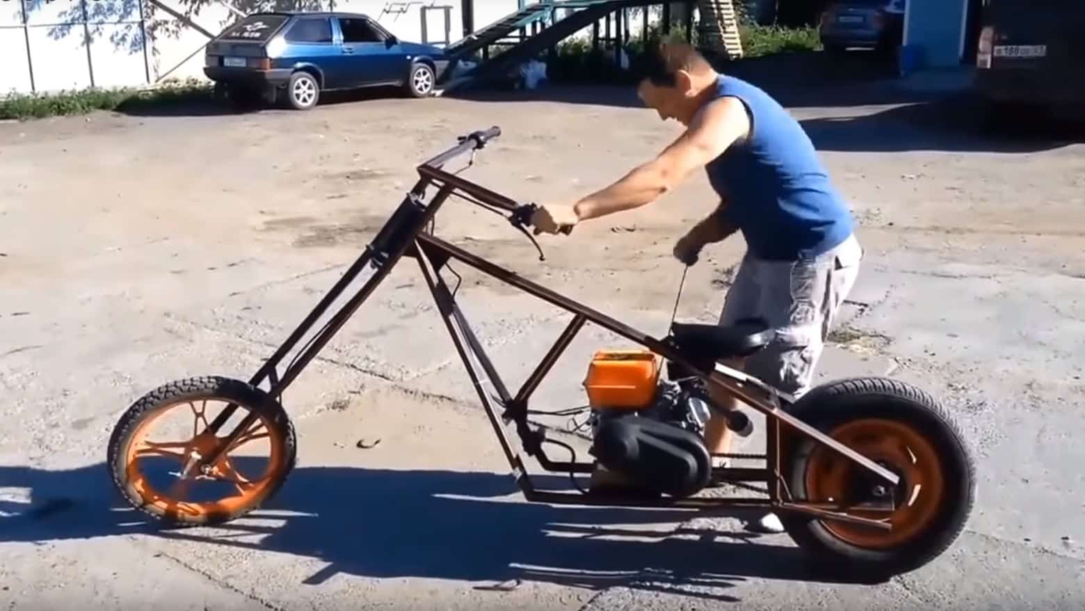 Homemade Chopper Bike Plans Homemade Ftempo