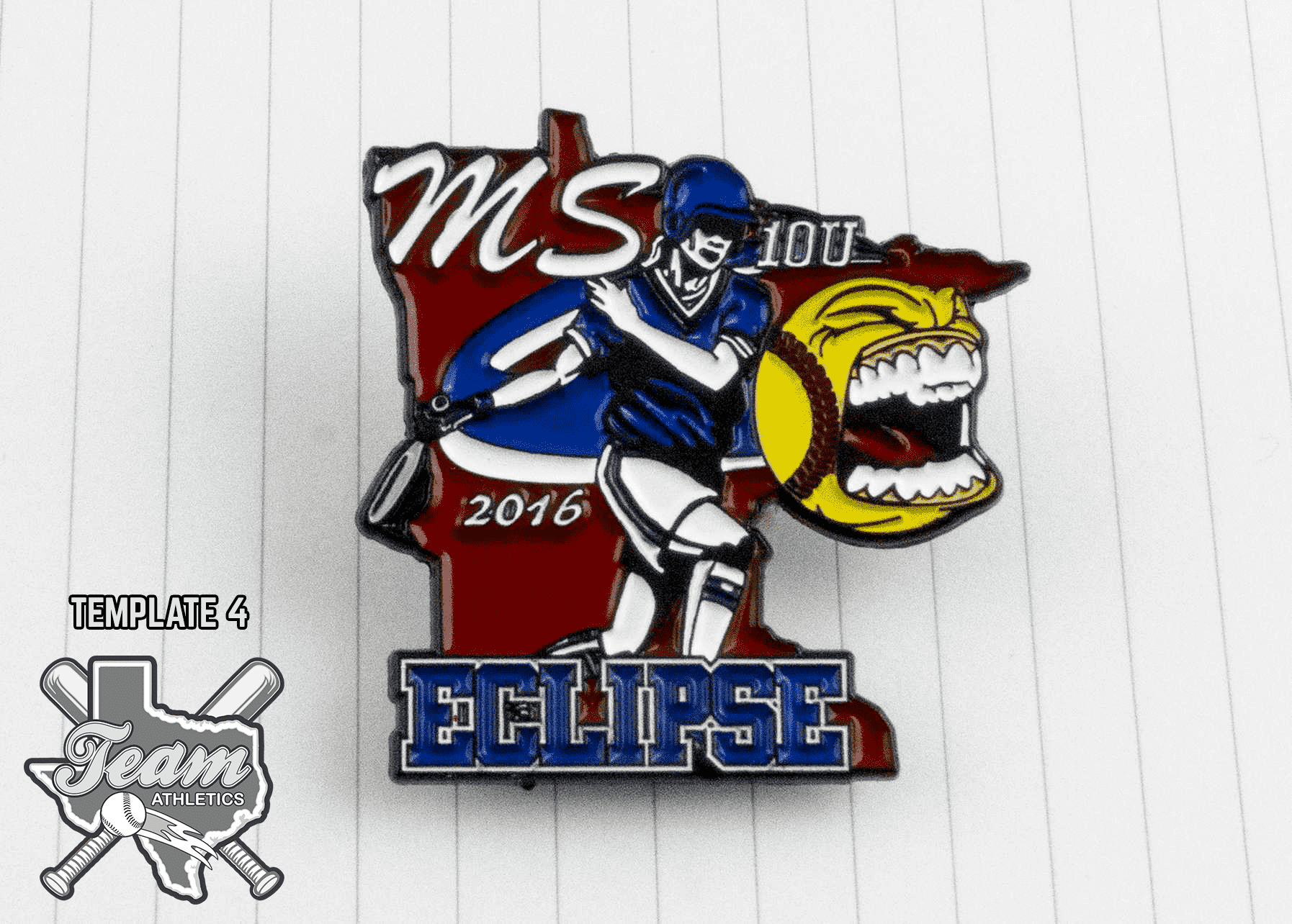 Softball Trading Pins