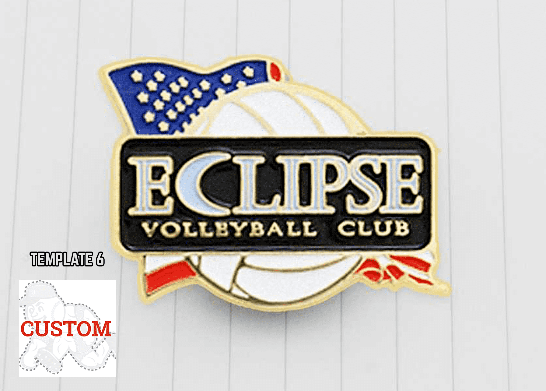 Volleyball Trading Pins