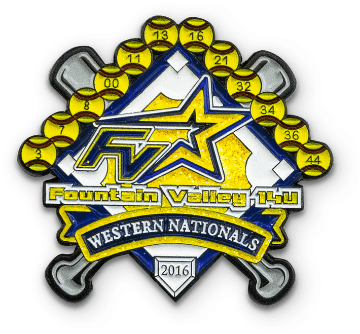 Softball Trading Pins