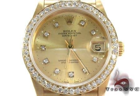 Rolex Datejust President Yellow Gold 178278 27760 Mens Diamond Rolex Watch Collection Yellow Gold 18k Round Cut 2 50 Ct