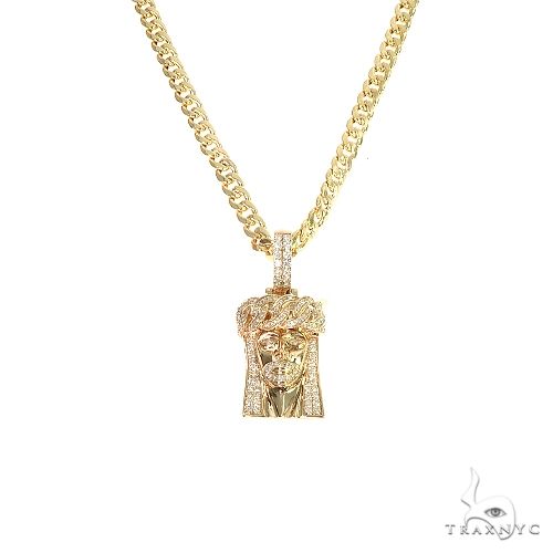 Cuban Link Chain With Jesus Piece