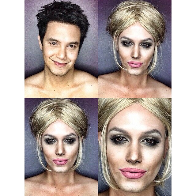Guy Turns Himself Into Any Celebrity Using Makeup