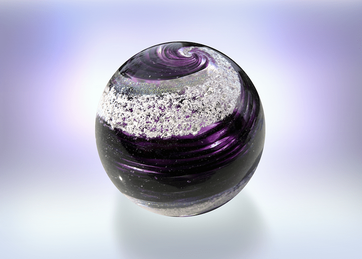 Artful Ashes Turn Your Remains Into a Swirling Glass Sculpture