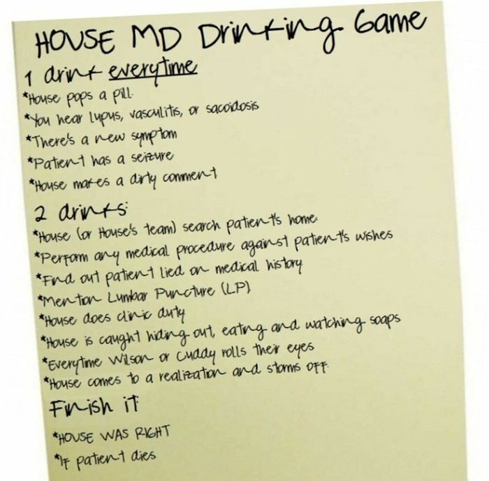 The Greatest TV Show Drinking Games Ever