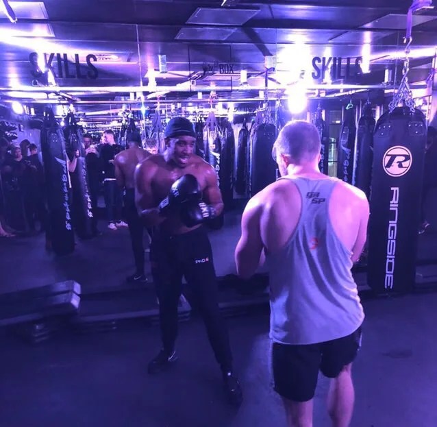 Working out at the gym with Bugzy Malone JOE.co.uk