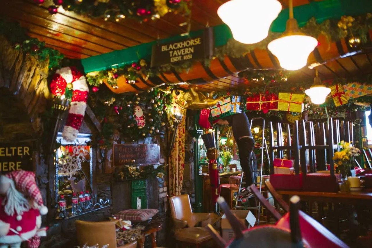 JOE.ie PICS Dublin pub already has their Christmas decorations up and it's a winter wonderland
