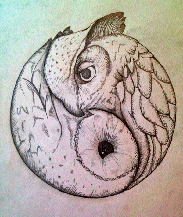 Ying Yang Owl on Behance