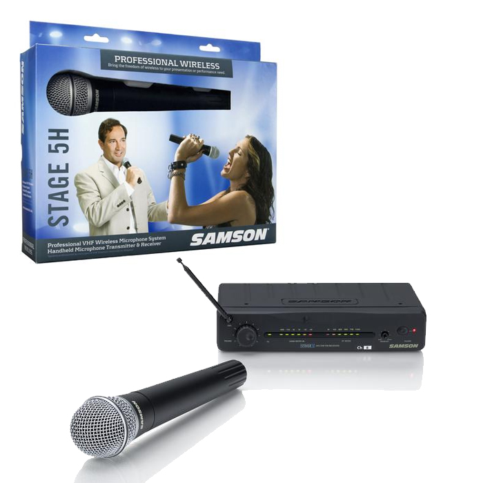 Samson Stage 5H VHF Wireless Handheld System MuzikOne