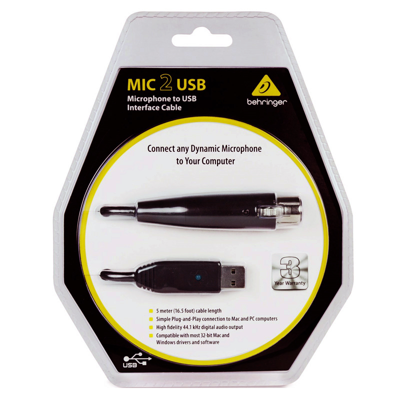 Behringer MIC 2 USB Cable MuzikOne