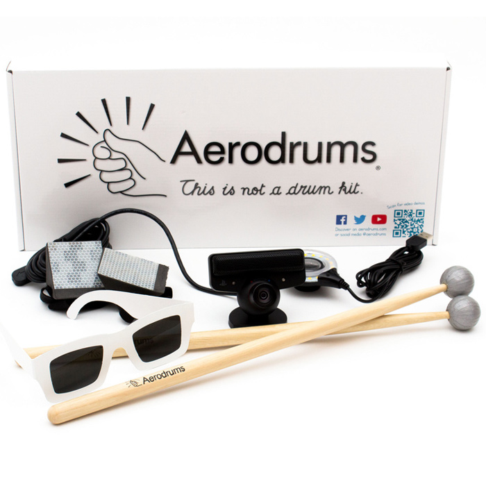 Aerodrums Portable Electronic Virtual Drums MuzikOne