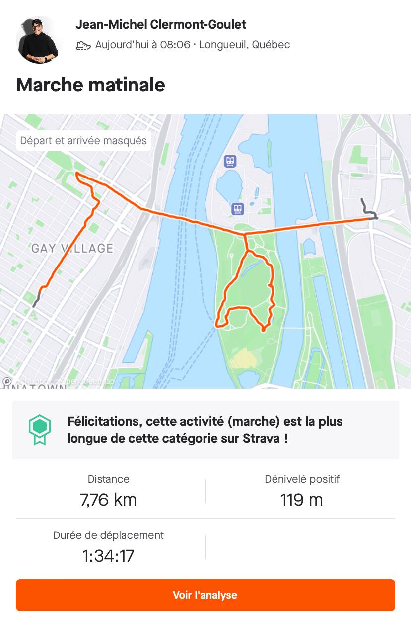 J'ai marché la ligne jaune du métro du début à la fin voici comment ça
