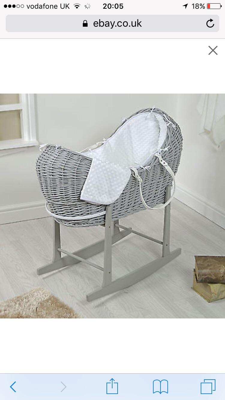 Claire de lune Moses basket pod and stand in WN5 Wigan for £50.00 for