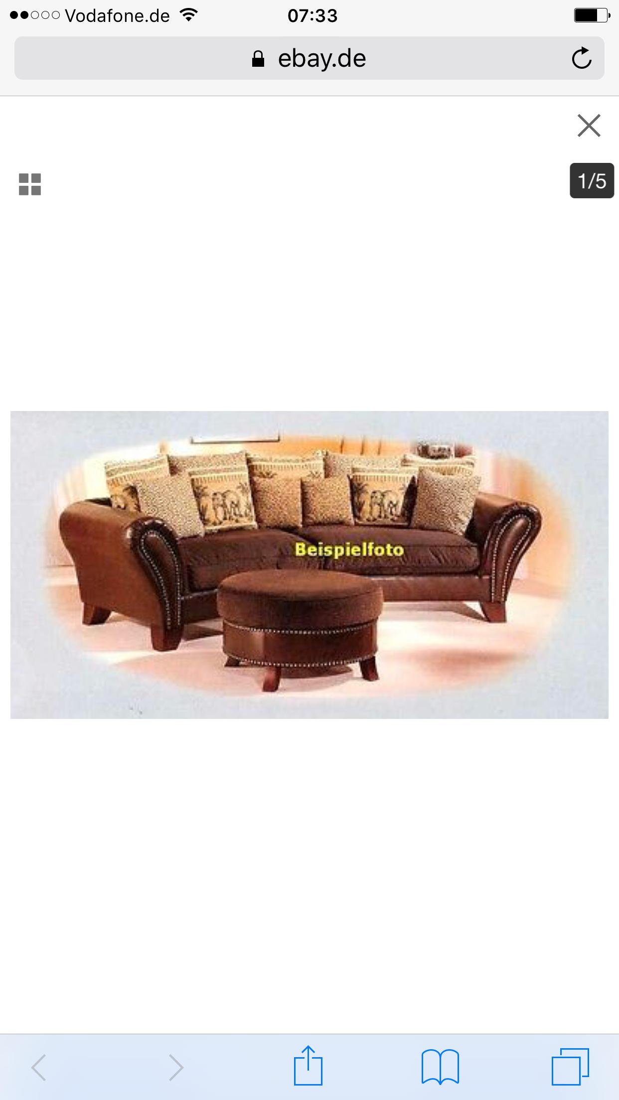 BIG Sofa / Couch im Kolonialstil Afrika XL in München für 199,00 € zum