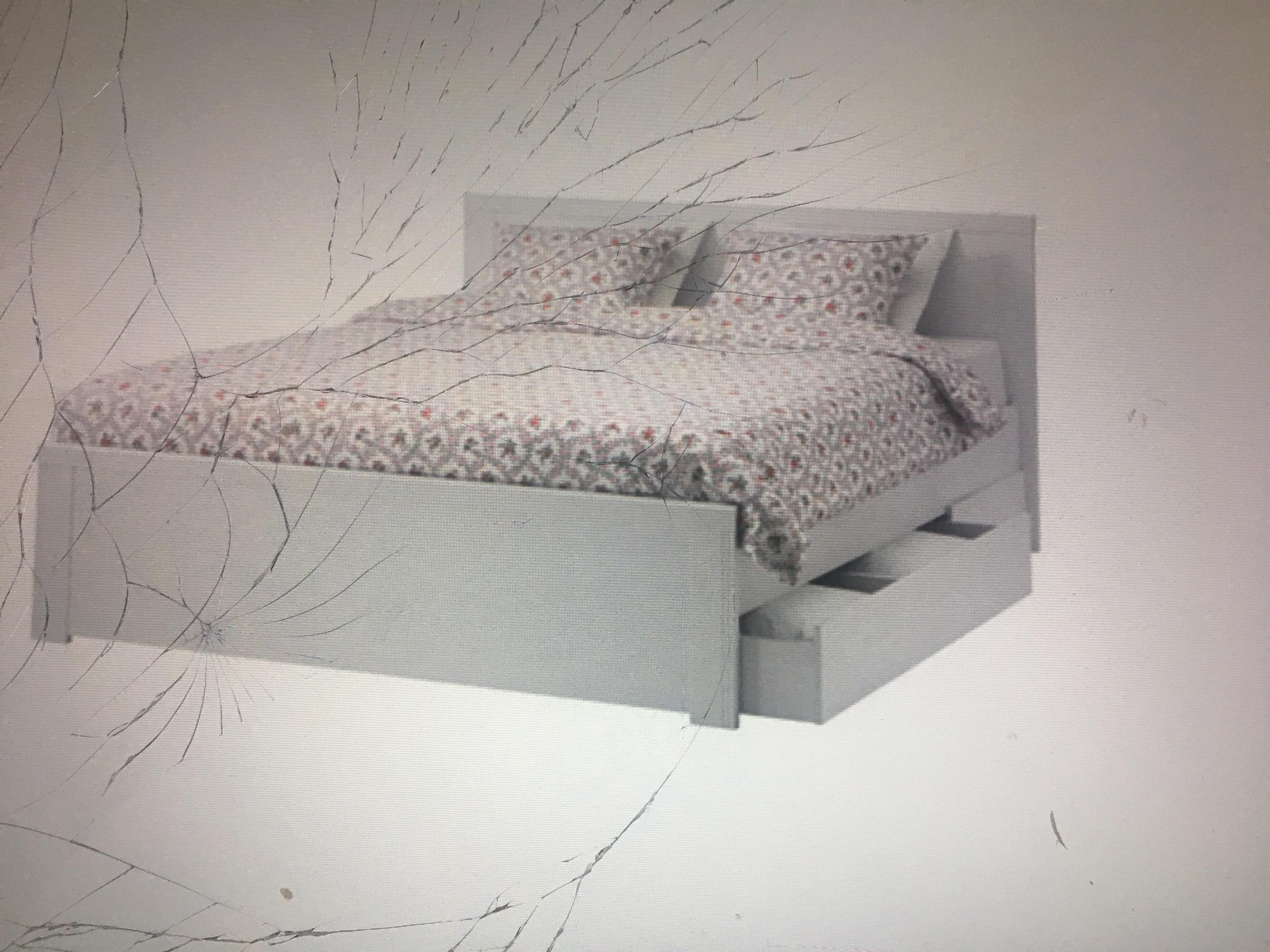 Ikea Brusali standard king size bed frame in ME3 Hoo for £100.00 for