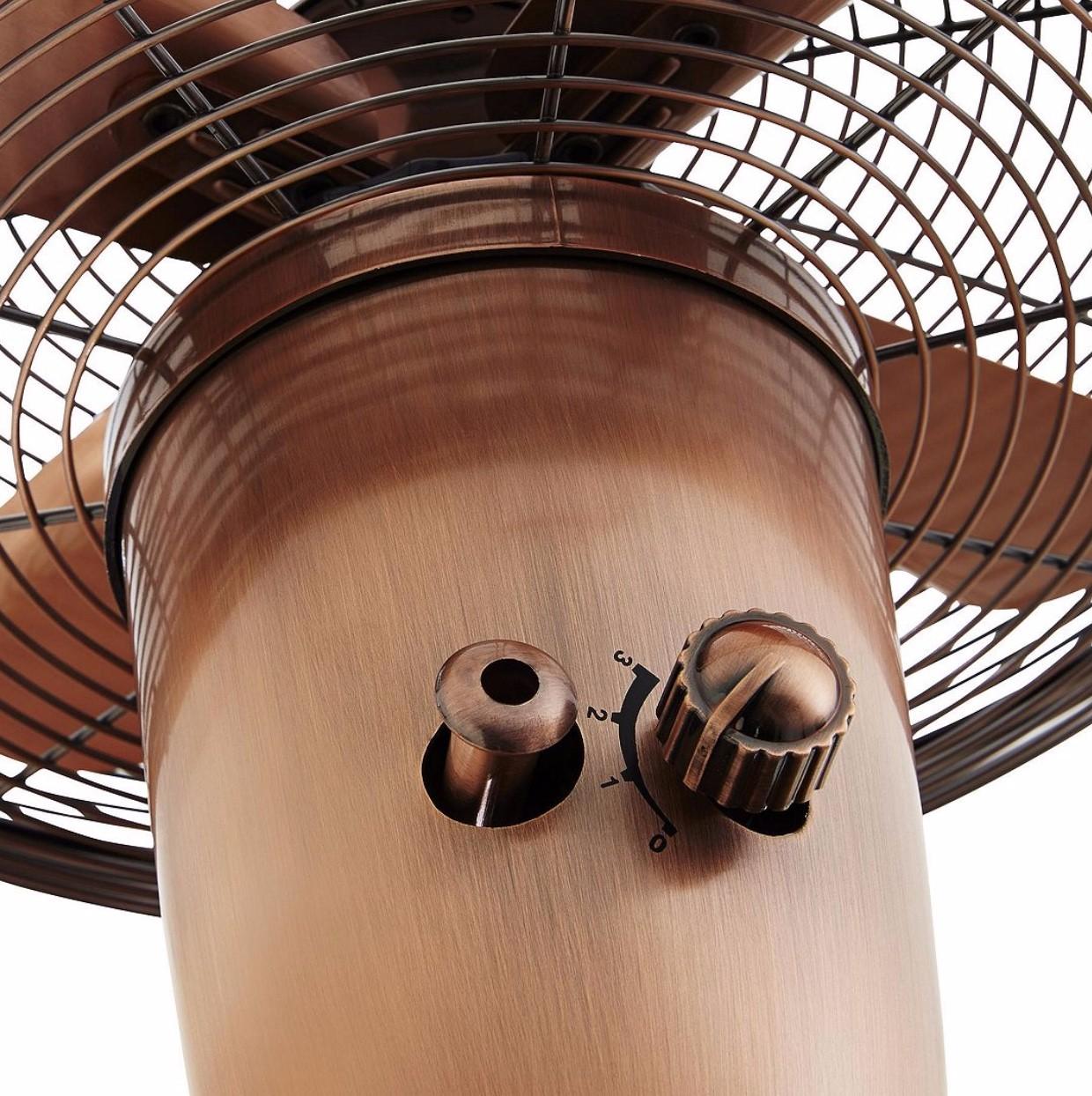 Tesco DF1217C 12" Metal Desk Fan Copper in SE18 London for £13.00 for
