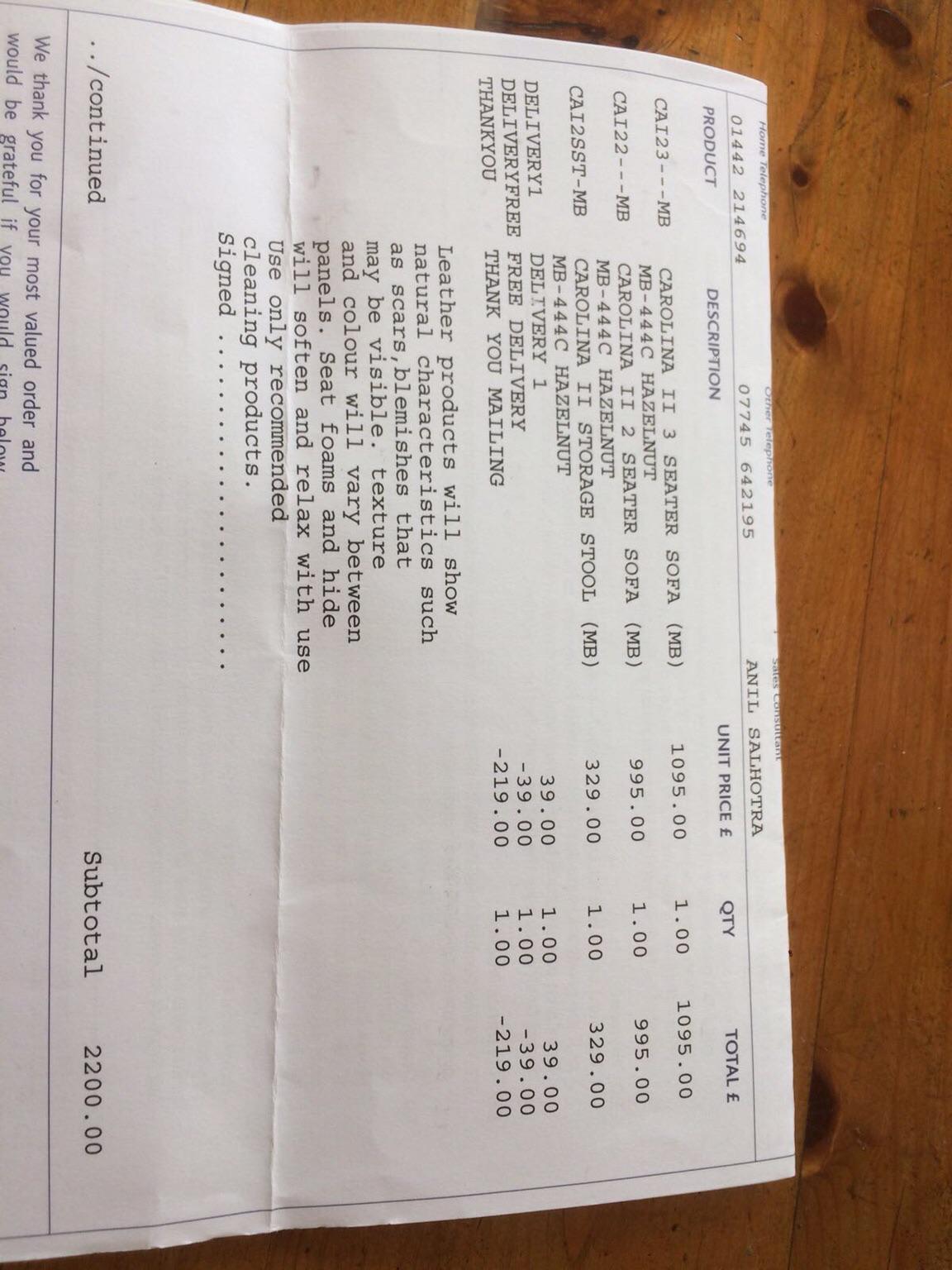 Brown leather sofa in HP3 Hemel Hempstead for £300.00 for sale Shpock