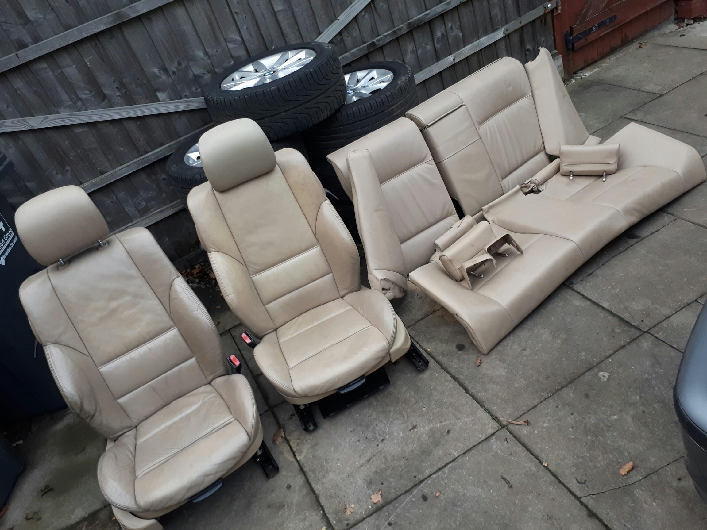Bmw e46 coupe cream tan leather msport seats in B26 Birmingham für £