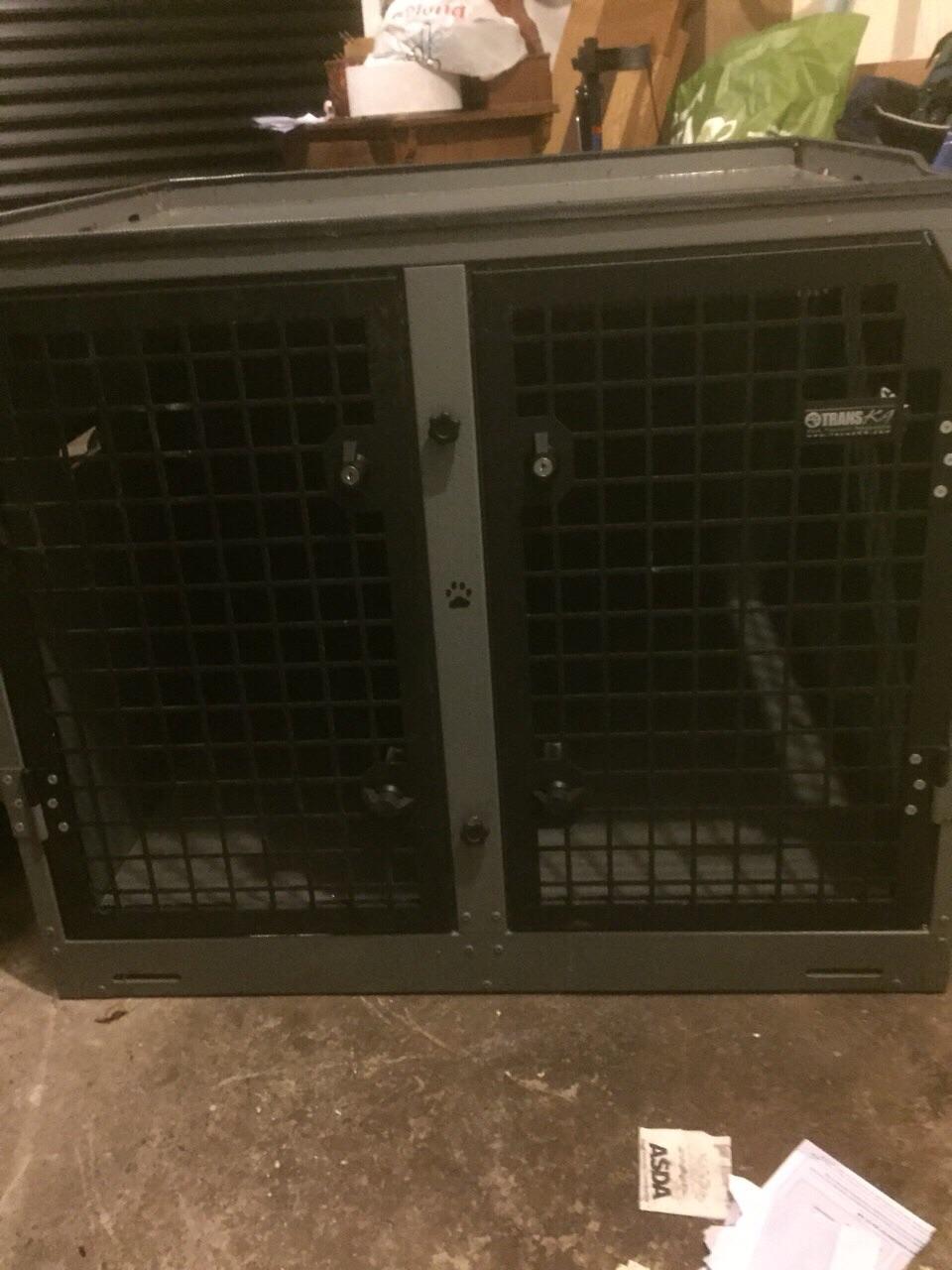 Trans K9 transk9 double car dog crate in CH7 Buckley for £250.00 for