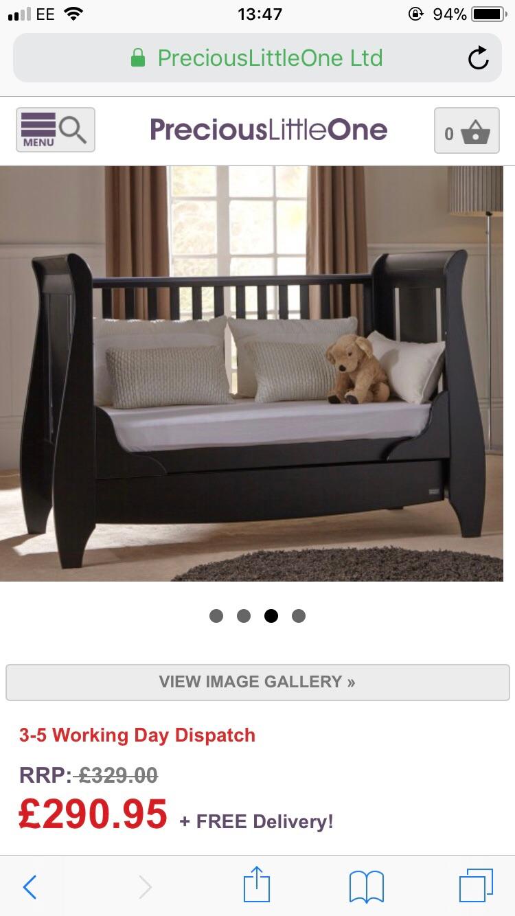 Tutti Bambini Lucas Sleigh Cot Bed in WC1H London für 130,00 £ zum