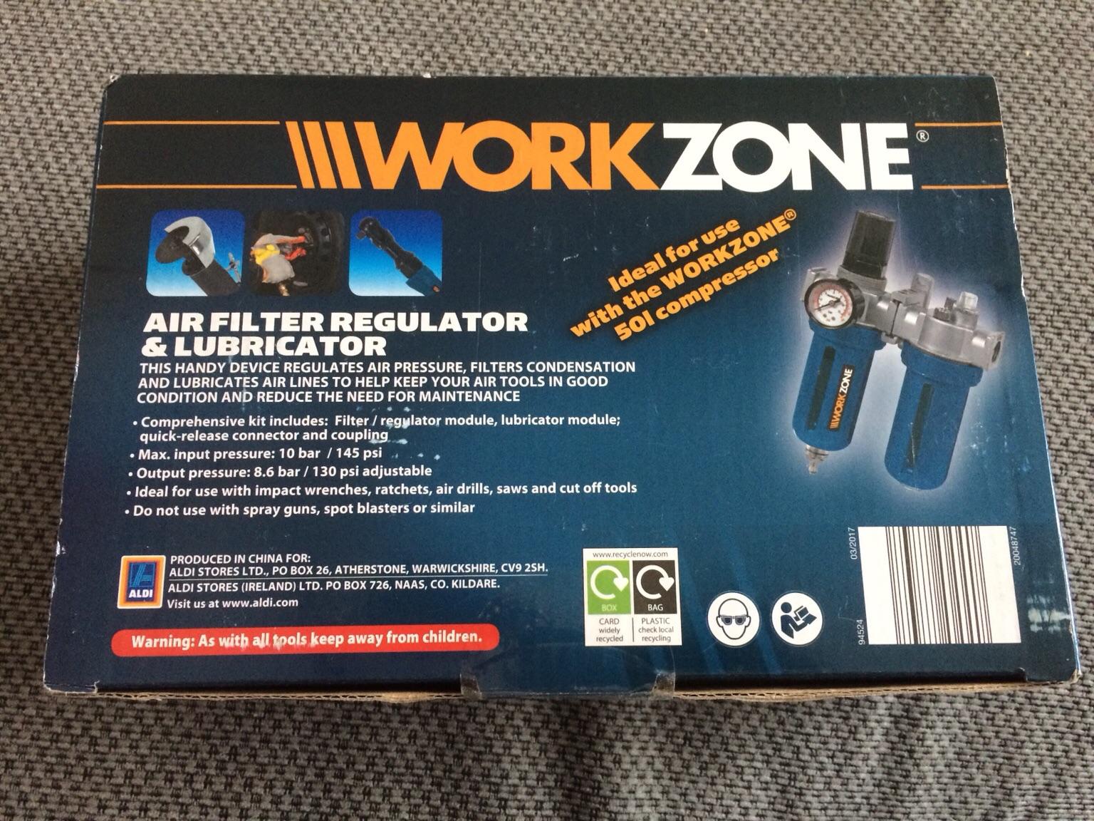 Workzone Air Filter Regulator & Lubricator in Easington for £10.00 for