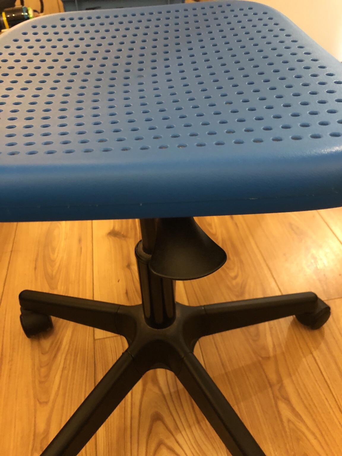 IKEA blue chair with gas lift in GU22 Woking for £10.00 for sale Shpock