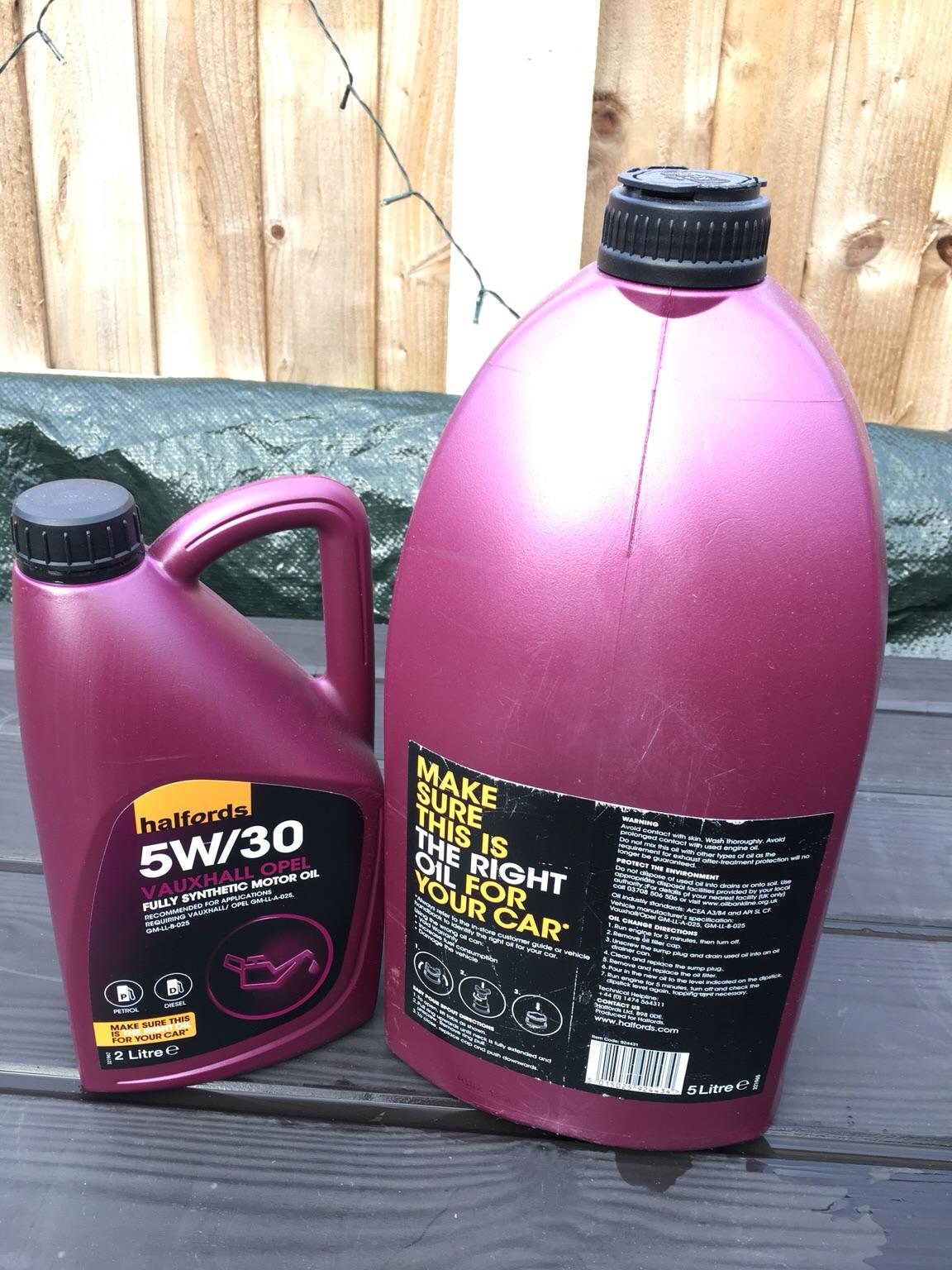 Halfords 5w/30 oil in Ashfield for £15.00 for sale Shpock