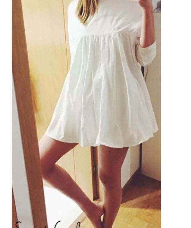 Zara White Jumpsuit Dress with Back Buttons in SS14 Basildon for £20.00