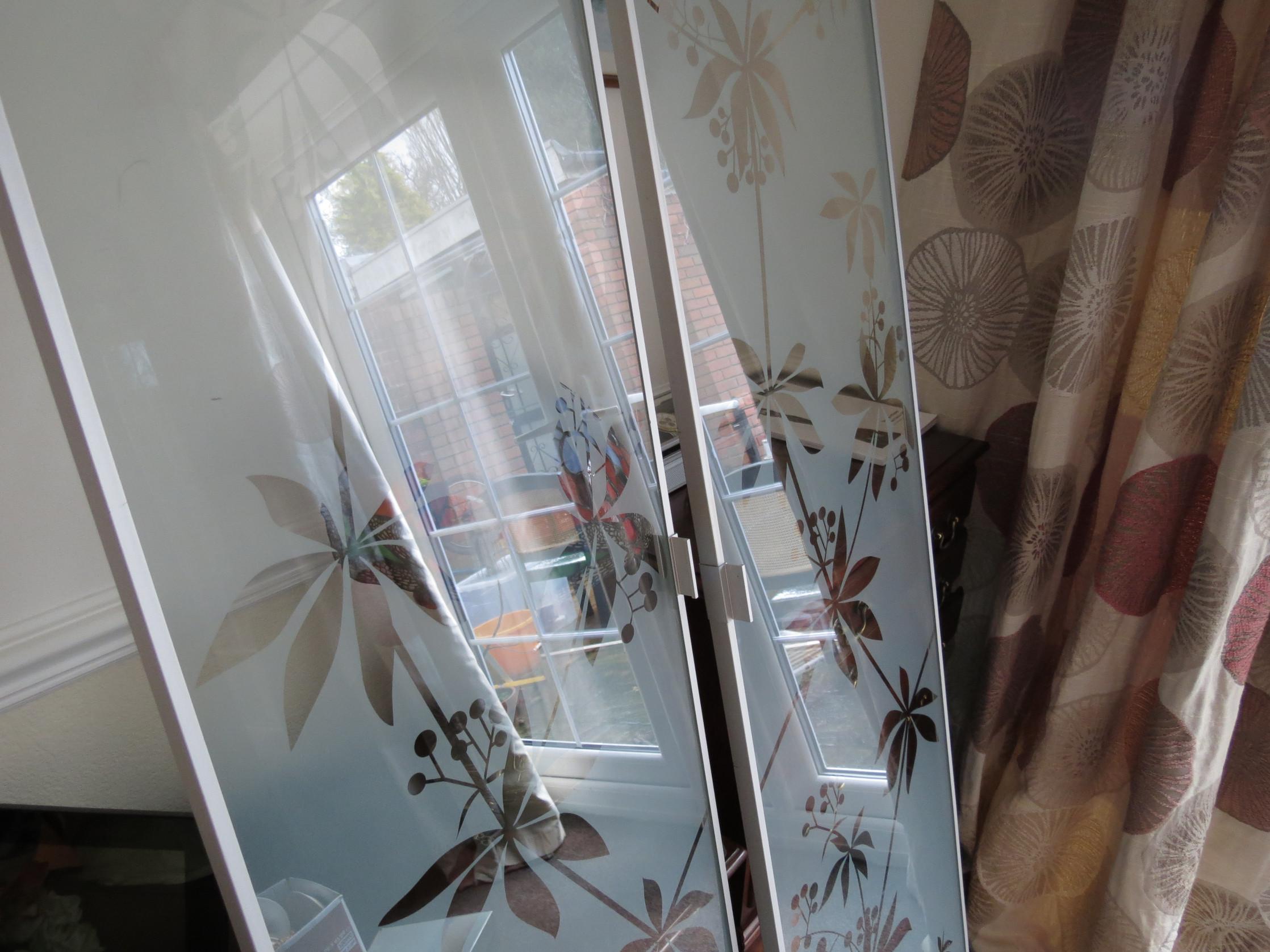 IKEA BILLY BOOKCASE FLORAL GLASS DOORS in B64 Sandwell for £25.00 for
