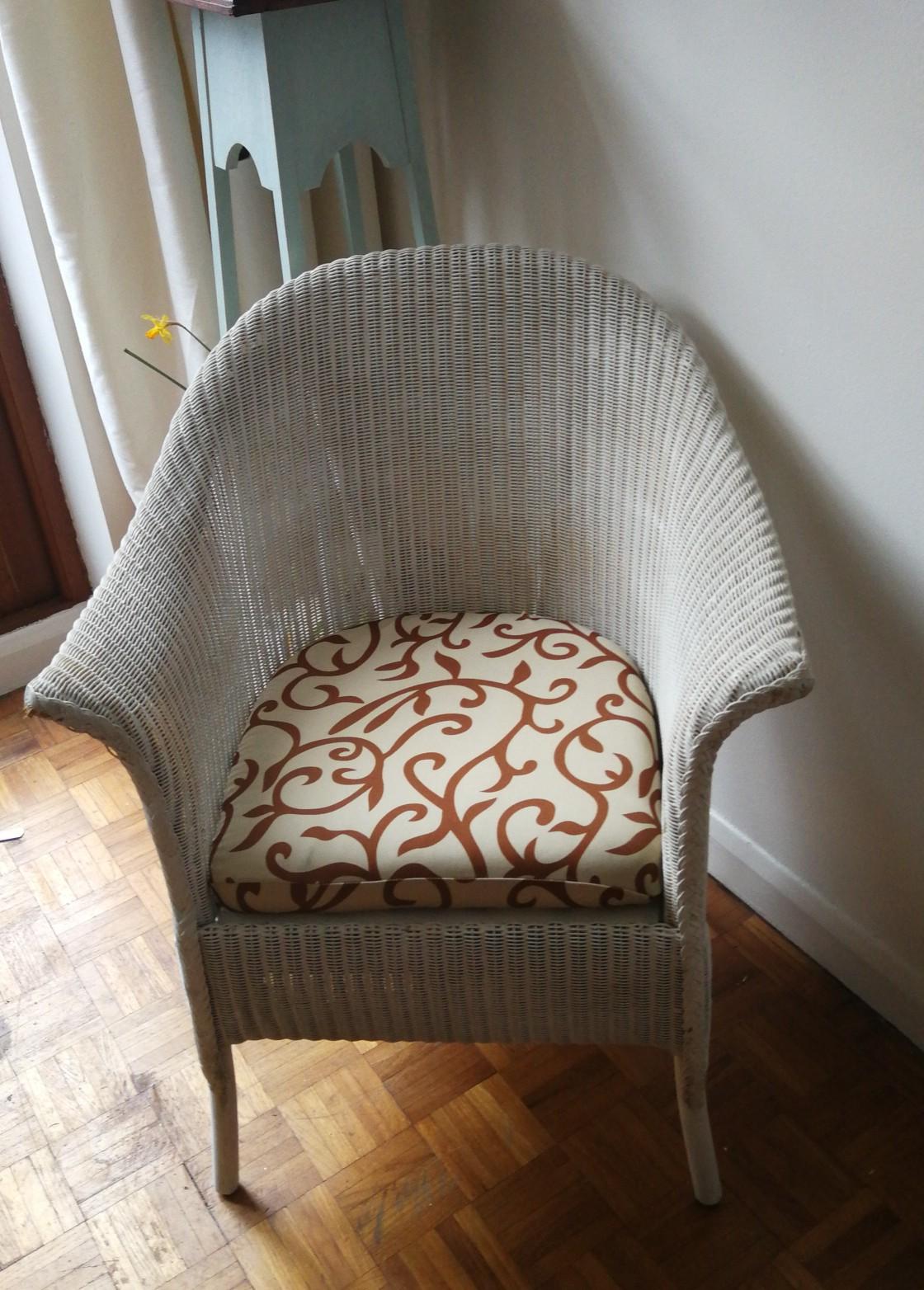Vintage Lloyd Loom Wicker Commode Chair in N12 für £ 40,00 zum