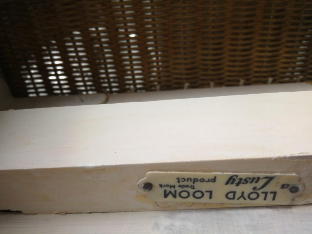 Vintage Lloyd Loom Wicker Commode Chair in N12 for £40.00 for