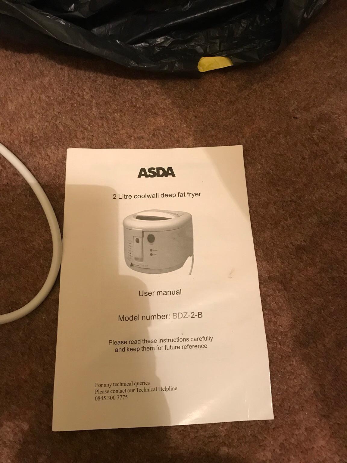 ASDA 2 Litre Deep Fat Fryer in B65 Sandwell for £5.00 for sale Shpock