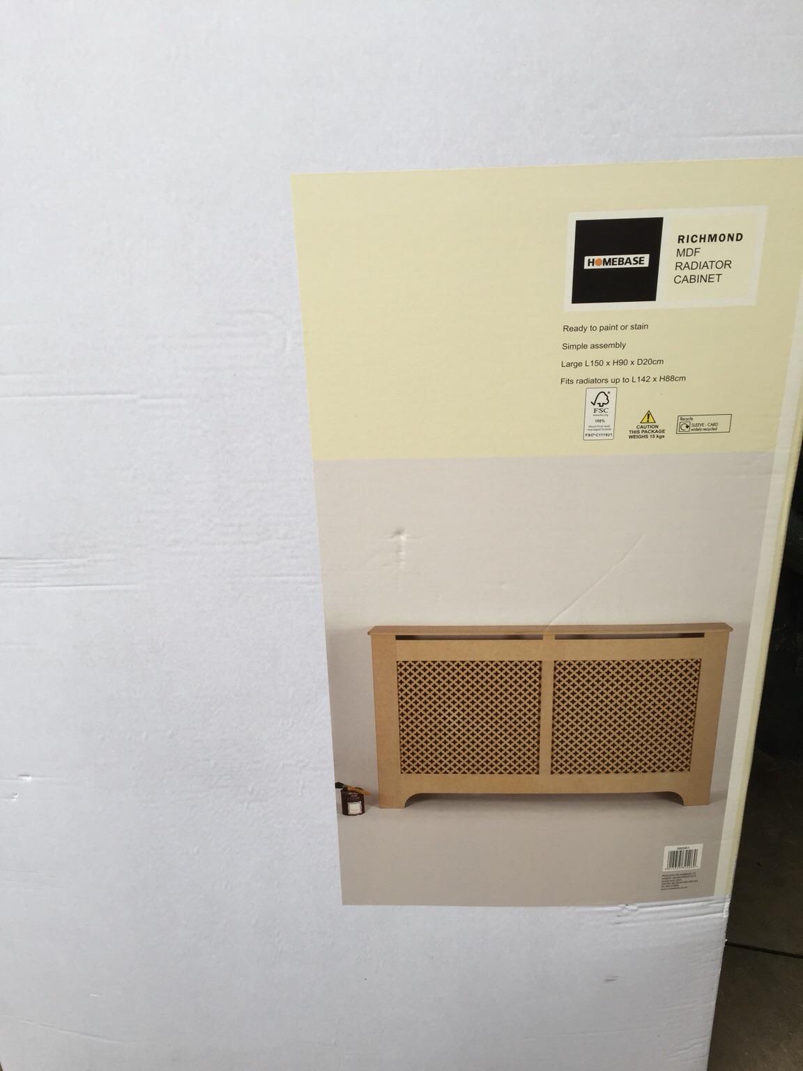 Homebase Richmond mdf large radiator cover in B30 Birmingham for £60.00