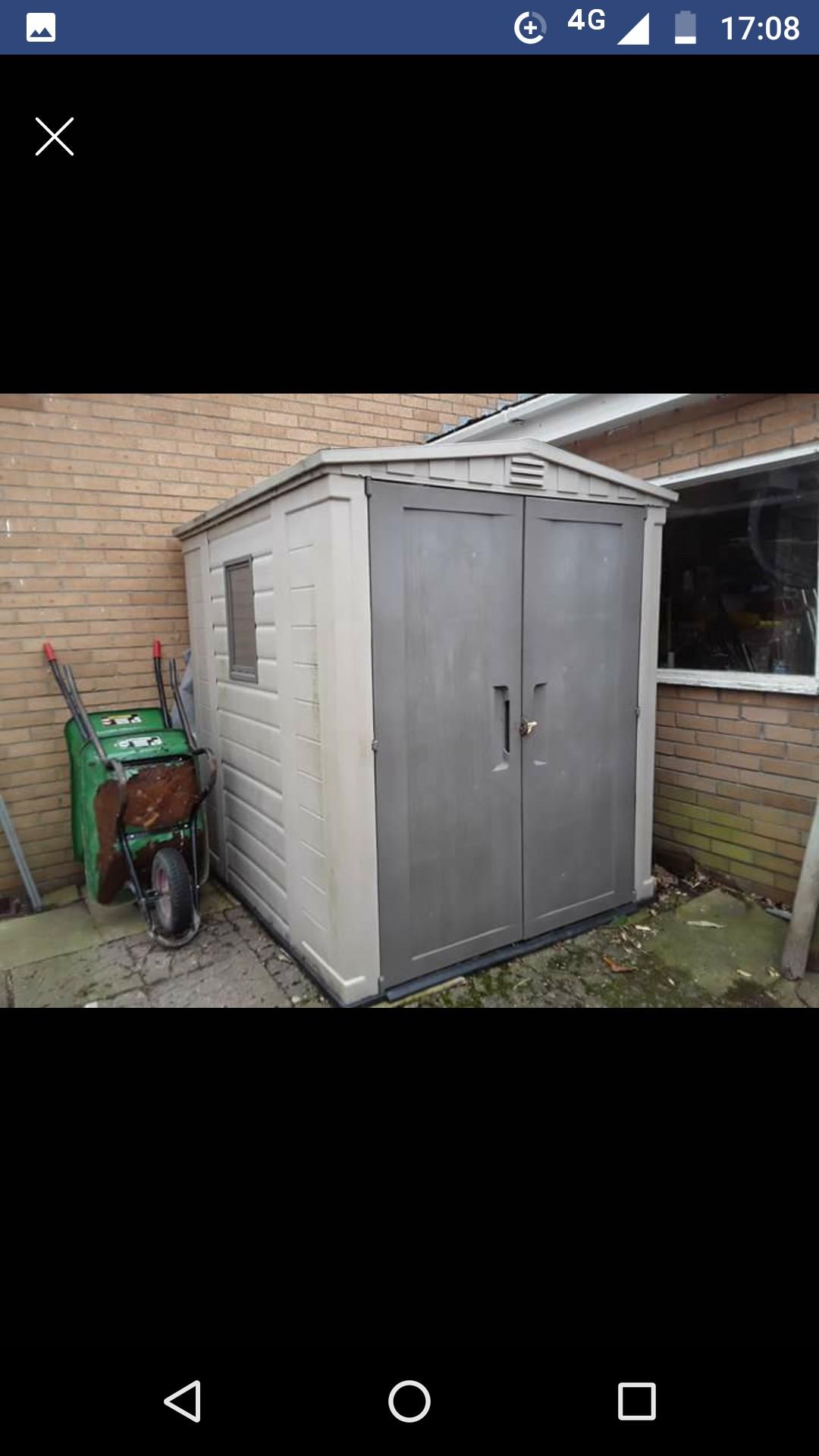 Keter 6x6 plastic shed in South Ribble for £300.00 for sale Shpock