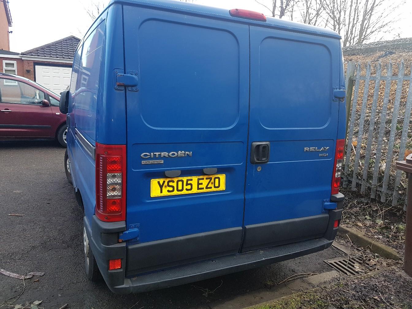 Citroen relay van breaking for spares or rep in East Staffordshire for