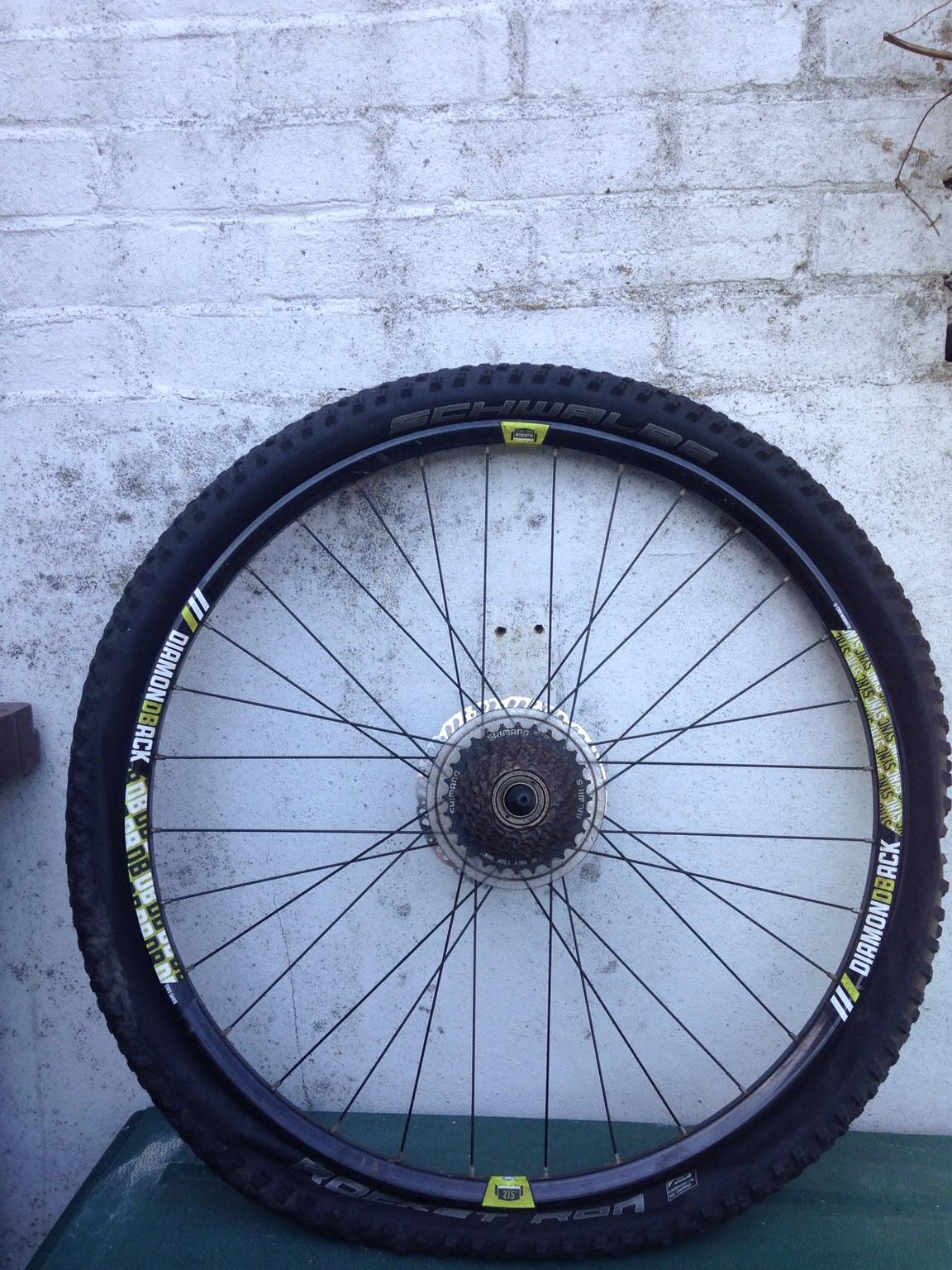 Diamondback mountain bike rims and tyres in PO4 Portsmouth for £50.00