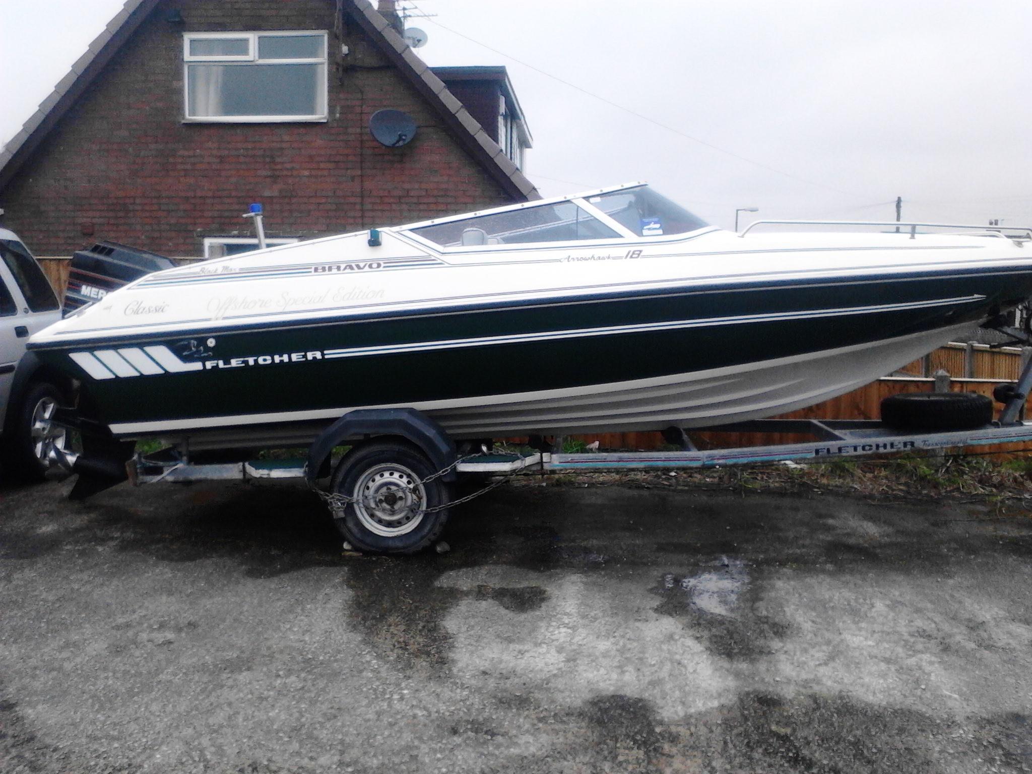 Fletcher Arrow hawk 18 speed boat in LL65 Holyhead für 4.200,00 £ zum