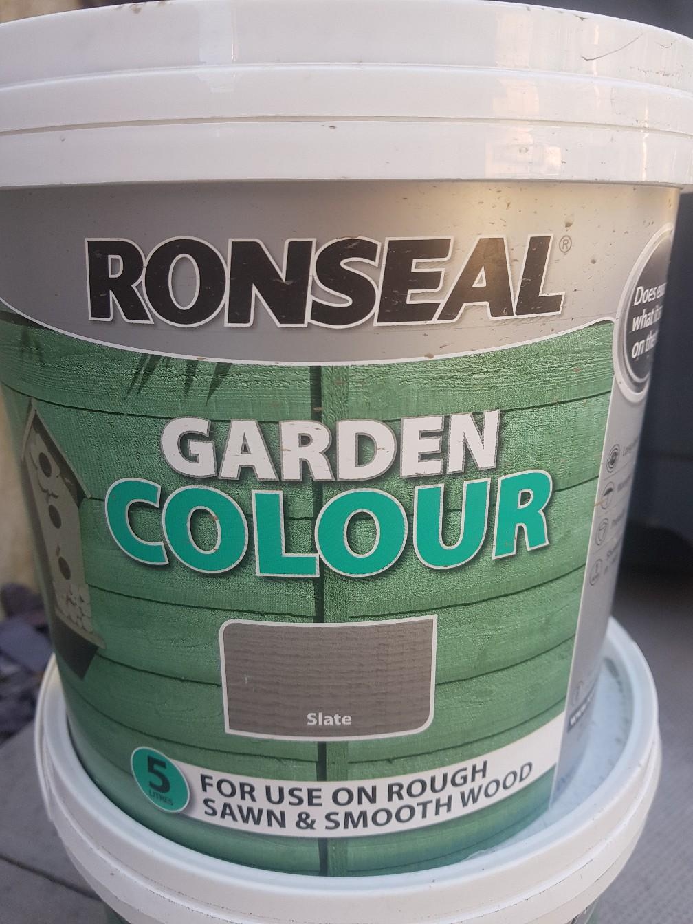 Ronseal fence paint slate grey in WS10 Walsall for £10.00 for sale Shpock