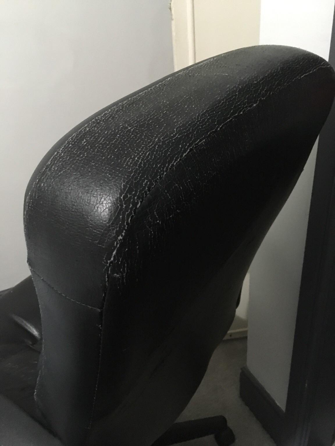 IKEA VERNER black faux leather office chair in PO4 Portsmouth for £15.00 for sale Shpock
