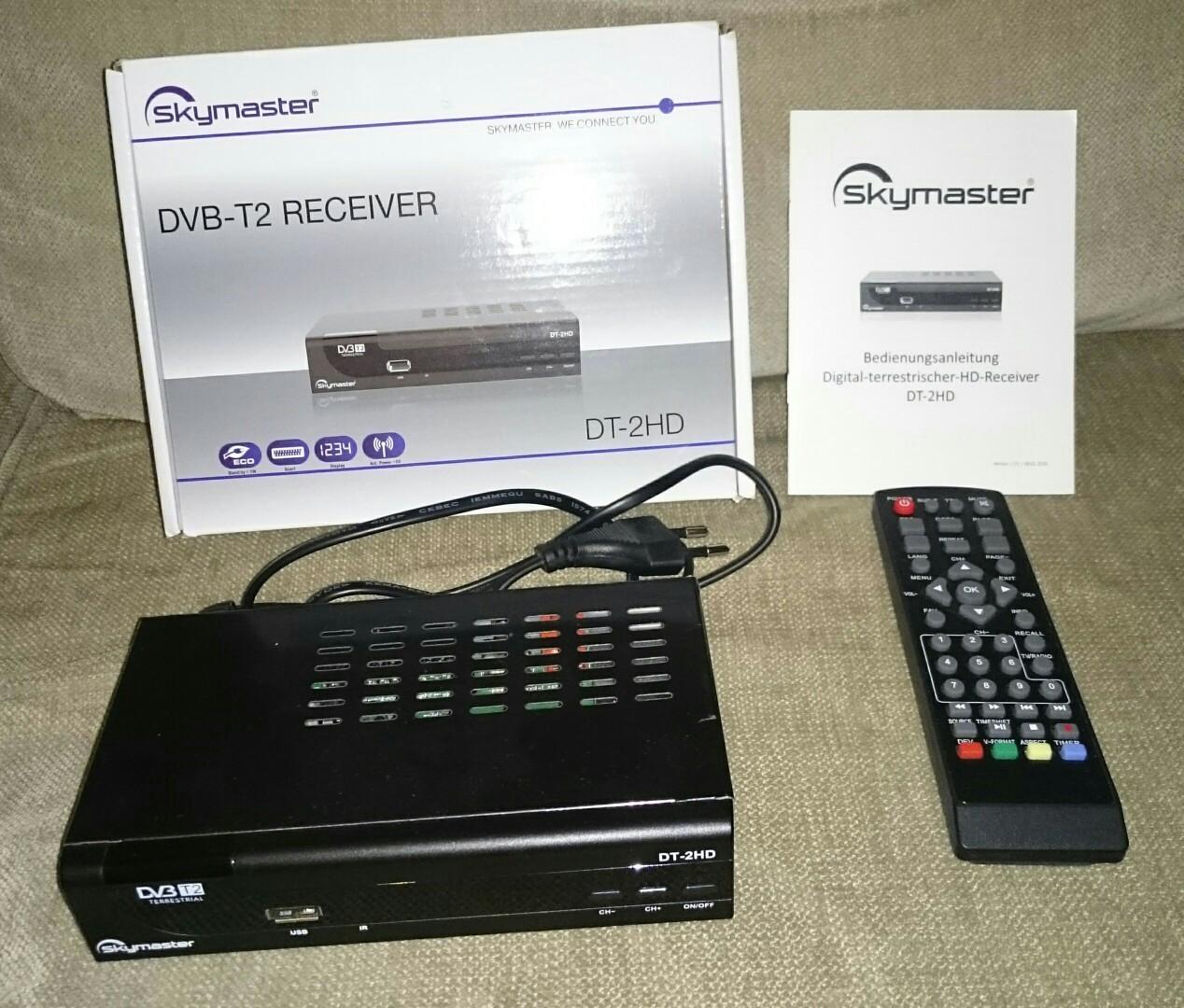 Skymaster DVBT2 Receiver DT2HD in 12524 Altglienicke für € 30,00 zum