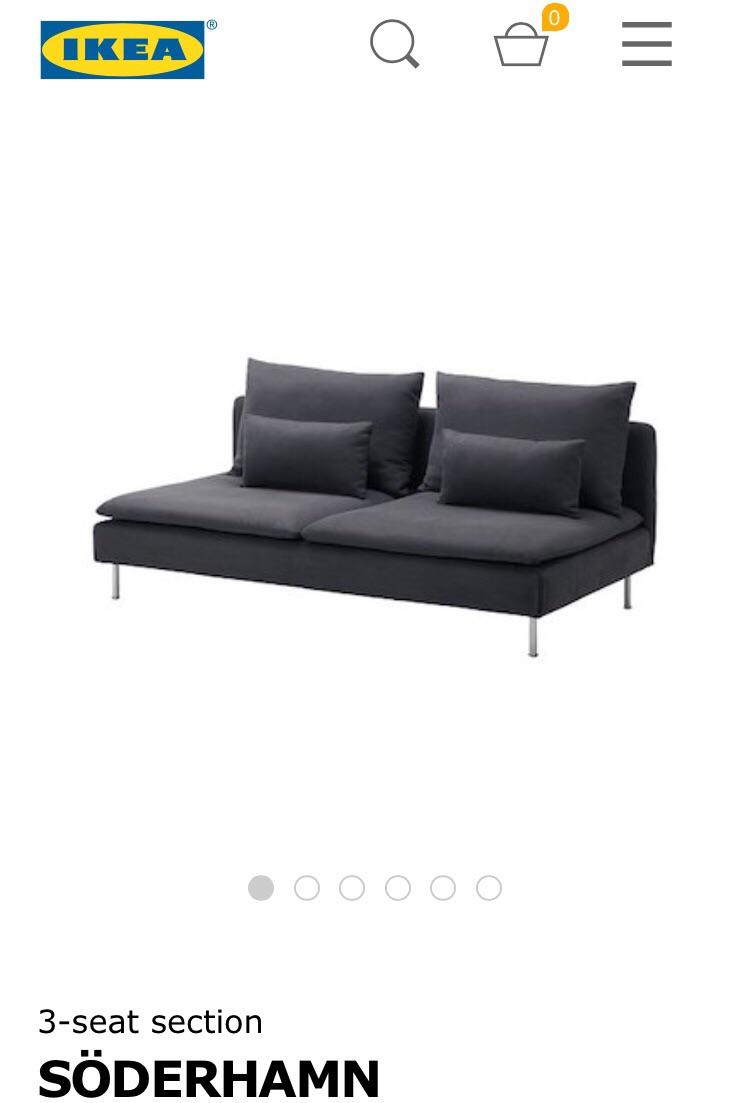 Ikea Soderhamn 3 seater sofa in for £150.00 for sale Shpock