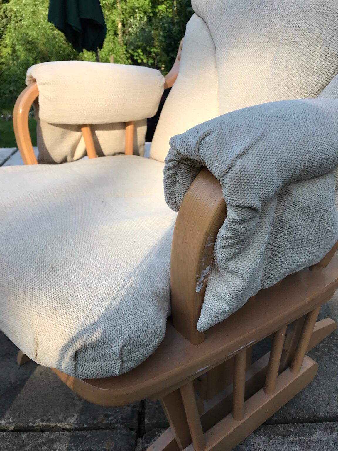 Nursing rocking chair and stool in Wigan for £20.00 for sale Shpock