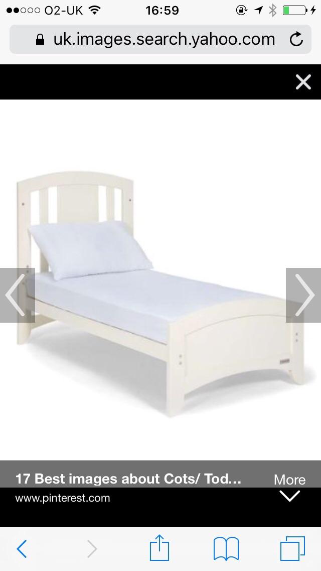 Mamas & papas harbour cot bed in white in for £45.00 for sale Shpock