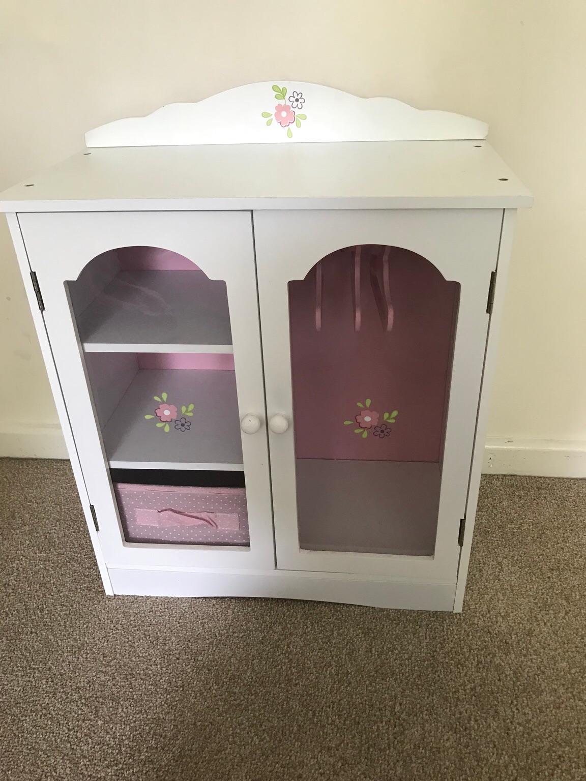 Wooden wardrobe used for our Generation dolls in WS2 Walsall for £5.00