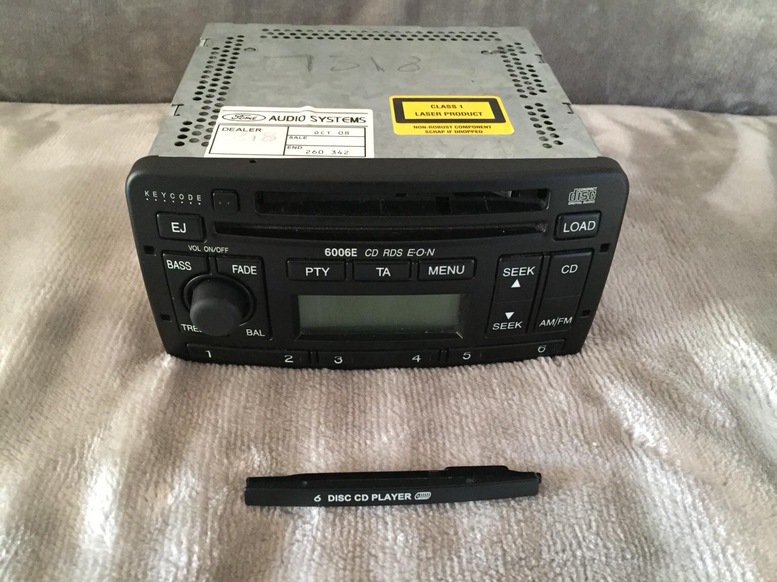 Ford 6006E CD RDS E.O.N 6 DISC PLAYER in Epping Forest for £30.00 for