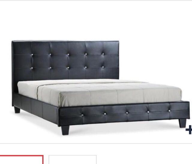 Leather king size bed in SE1 Lambeth für 50,00 £ zum Verkauf Shpock DE